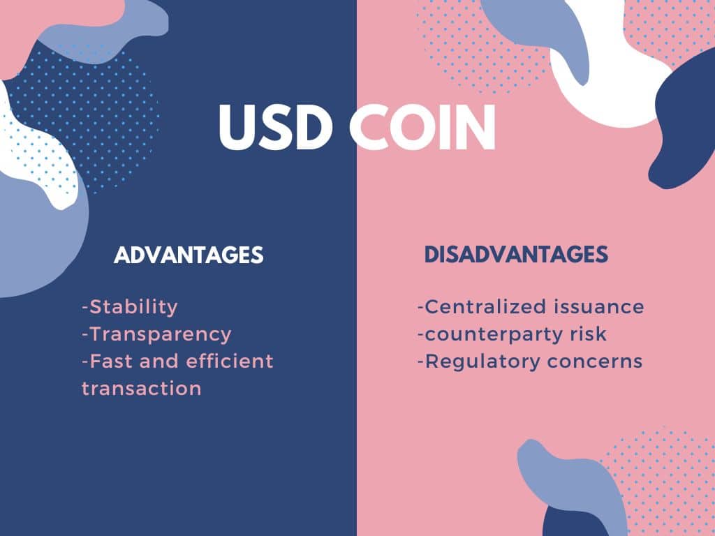 Advantages and Disadvantages of USD Coin